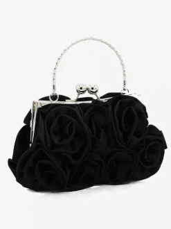 Wedding Handbags Wedding Accessories Bridal Purse Flowers Pleated