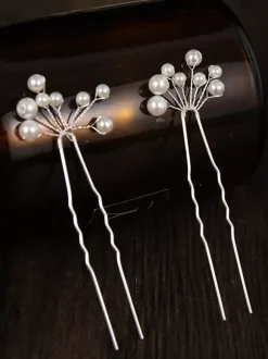 Wedding Headpieces White Metal Bridal Hair Accessories