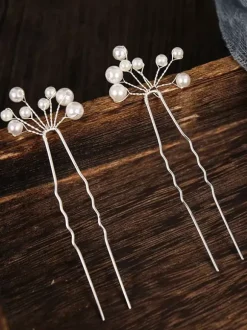 Wedding Headpieces White Metal Bridal Hair Accessories