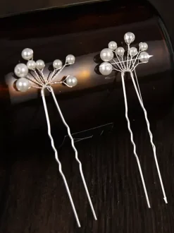 Wedding Headpieces White Metal Bridal Hair Accessories