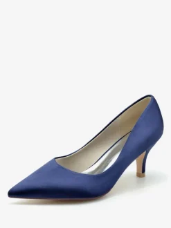 Wedding Shoes Bridal Pumps Silk And Satin Pointed Toe