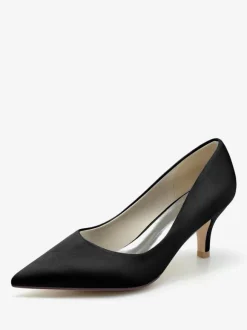 Wedding Shoes Bridal Pumps Silk And Satin Pointed Toe