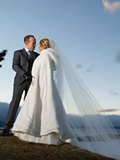 Wedding Wraps Ivory Cloaks Faux Fur Bridal Cover Ups