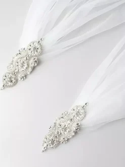 Wedding Wraps White Shawls Tulle Bridal Cover Ups