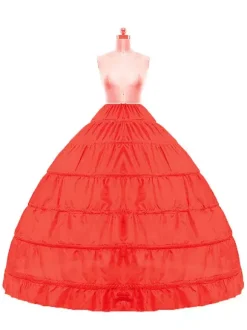 Wedding Crinoline Full Gown Slip Black One Tier Bridal Petticoat