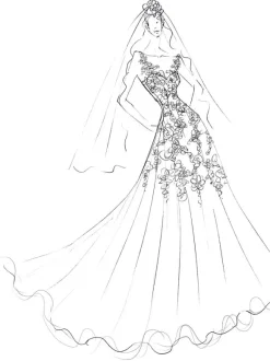 Wedding Dresses A Line V Neck Sleeveless Lace Illusion Back Bridal Gowns