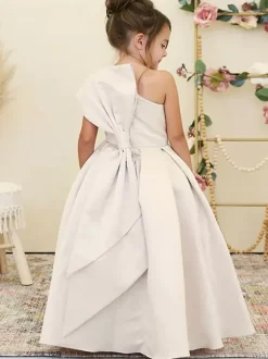 Wedding Flower Girl Dresses Special Occasion Dresses Daffodil Sleeveless Bows