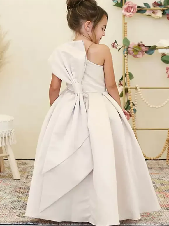 Wedding Flower Girl Dresses Special Occasion Dresses Daffodil Sleeveless Bows