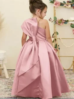 Wedding Flower Girl Dresses Special Occasion Dresses Daffodil Sleeveless Bows