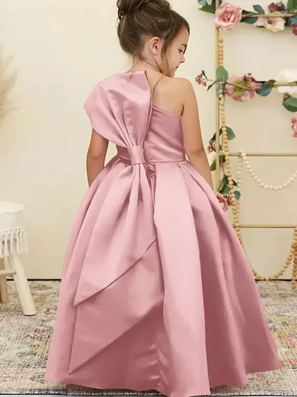 Wedding Flower Girl Dresses Special Occasion Dresses Daffodil Sleeveless Bows