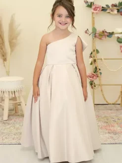 Wedding Flower Girl Dresses Special Occasion Dresses Daffodil Sleeveless Bows