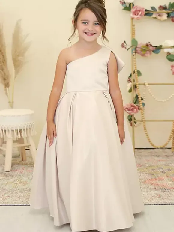Wedding Flower Girl Dresses Special Occasion Dresses Daffodil Sleeveless Bows