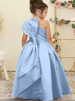 Wedding Flower Girl Dresses Special Occasion Dresses Daffodil Sleeveless Bows