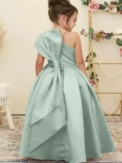 Wedding Flower Girl Dresses Special Occasion Dresses Daffodil Sleeveless Bows