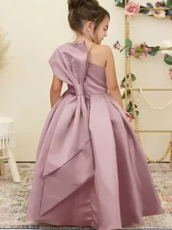 Wedding Flower Girl Dresses Special Occasion Dresses Daffodil Sleeveless Bows