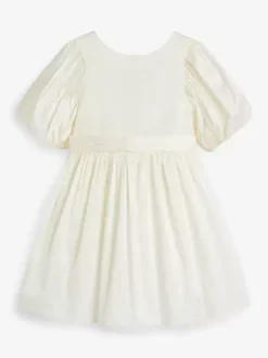 Wedding Flower Girl Dresses Special Occasion Dresses Soft Pink Short Sleeves Bows