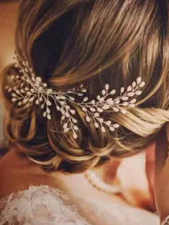 Wedding Hair Accessories Ivory Pearls Alloy Bridal Headpieces