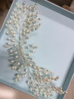 Wedding Hair Accessories Ivory Pearls Alloy Bridal Headpieces