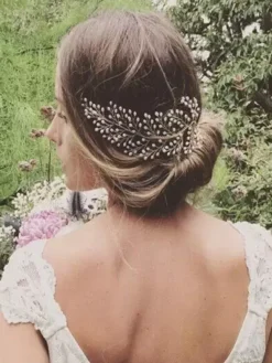Wedding Hair Accessories Ivory Pearls Alloy Bridal Headpieces