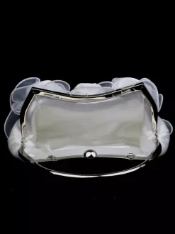 Wedding Handbags Wedding Accessories Evening Clutch Bag Pleated Flowers