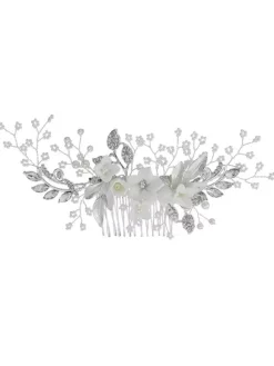 Wedding Headpiece Comb Flower Metal Bridal Hair Accessories