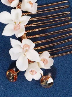 Wedding Headpiece Comb Metal Bridal Hair Accessories