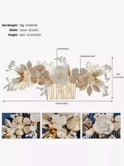 Wedding Headpieces Comb Metal Bridal Hair Accessories