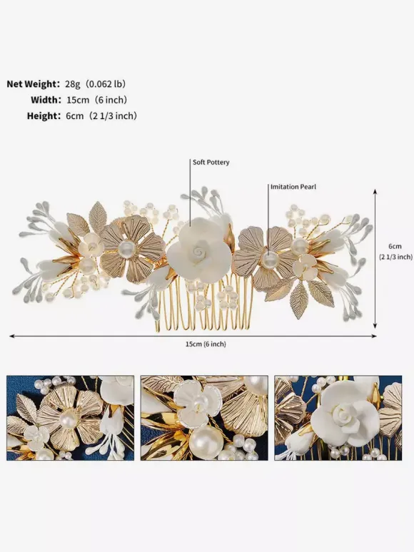 Wedding Headpieces Comb Metal Bridal Hair Accessories