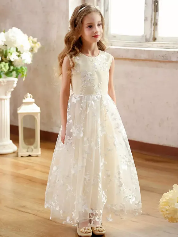 Wedding Party Dresses Cheap Flower Girl Dresses Kids Social Party Dress Wedding Wedding Flower Girl Dress Flower Girl Dresses Sleeveless