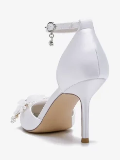 Wedding Shoes Bridal Pumps Satin Pointed Toe