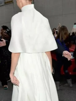 Wedding Wrap Ivory Half Sleeves Portrait Neck Cap Sleeves Tops Stretch Crepe Bridal Cover Ups