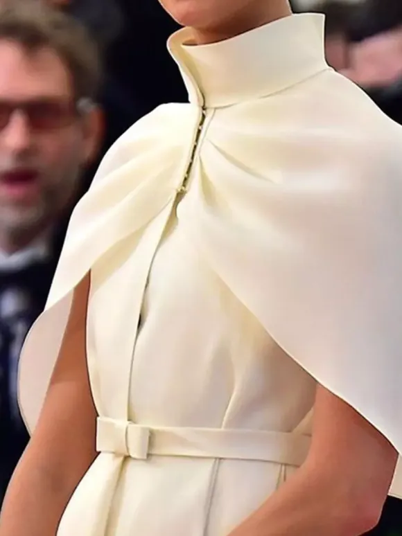 Wedding Wrap Ivory Half Sleeves Portrait Neck Cap Sleeves Tops Stretch Crepe Bridal Cover Ups