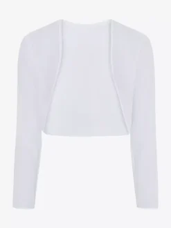 Wedding Wraps Ivory Long Sleeves Tops Chiffon Bridal Cover Up