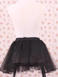 White Lolita Petticoat Lace Polyester Petticoat