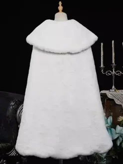 White Retro Costumes Pom Poms Polyester Cloak Women's Retro Marie Antoinette Costume 18th Century Costume
