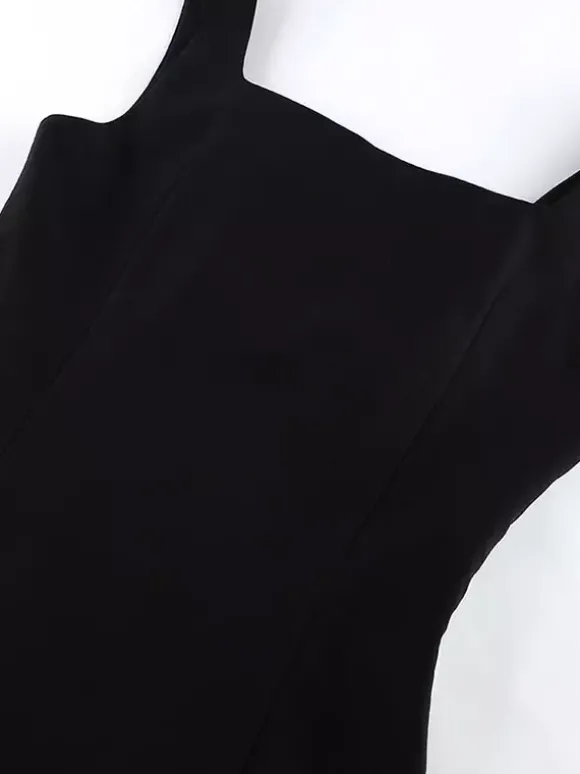 White Cami Top Straps Neck Zipper Sexy Viscose Camis For Women