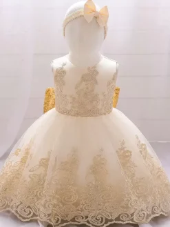 White Flower Girl Dresses Special Occasion Dresses Royal Blue Lace Sleeveless Jewel Neck Flower Girl Dresses