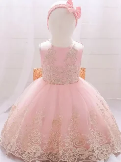 White Flower Girl Dresses Special Occasion Dresses Royal Blue Lace Sleeveless Jewel Neck Flower Girl Dresses