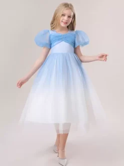 White Flower Girl Dresses Special Occasion Dresses Pink Sequined Short Sleeves Jewel Neck Flower Girl Dresses