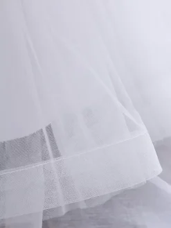 White Flower Girl Dresses Special Occasion Dresses White Satin Fabric Short Sleeves Jewel Neck Flower Girl Dresses