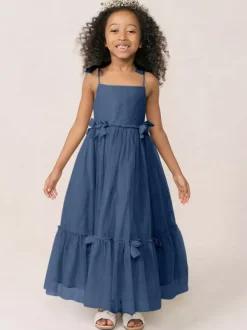 White Flower Girl Dresses Soft Pink Organza Sleeveless Jewel Neck Flower Girl Dresses