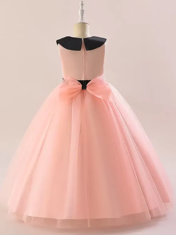 White Flower Girl Dresses Special Occasion Dresses White Tulle Sleeveless Jewel Neck Flower Girl Dresses