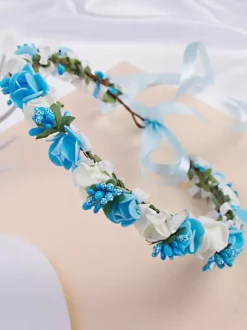 White Headpiece Wedding Headwear Pvc Bridal Hair Accessories