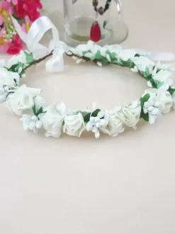 White Headpiece Wedding Headwear Pvc Bridal Hair Accessories