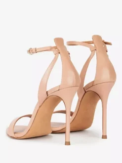 White High Heel Sandals Open Toe Stiletto Heel Prom Shoes