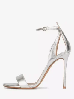 White High Heel Sandals Open Toe Stiletto Heel Prom Shoes