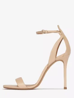 White High Heel Sandals Open Toe Stiletto Heel Prom Shoes