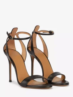 White High Heel Sandals Open Toe Stiletto Heel Prom Shoes