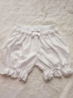 White Lolita Bloomers Lace Loose Lolita Shorts
