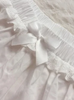 White Lolita Bloomers Lace Loose Lolita Shorts